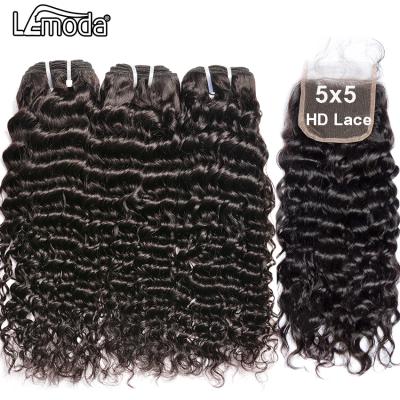 China Wholesale Barely Shedding Soft Smooth Thick Grade 10A Cuticle Lined Sellers Raw Virgin Brazilian Hair Bundles Unprocessed Hair 40Inch Bundles With Closure for sale