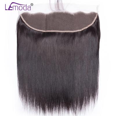 China Wholesale Good Quality Straight Virgin HD Transparent Brazilian Cuticle Aligned Hair Remy Human Hair Body Wave 13X4 Lace Frontal Closure for sale