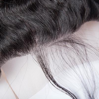 China Wholesale 13x6 HD Straight Transparent Swiss Lace Frontal Closure Brazilian Virgin Raw Cuticle Aligned Human Hair Remy HD Swiss Lace Headband for sale