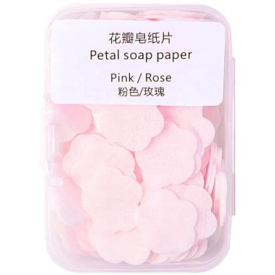 China Wash Your Hand Clean Portable Wholesale Disposable Washing Paper Travel Soap Sheet Natrual AiXin Organic Paper Soap Hand Soap for sale