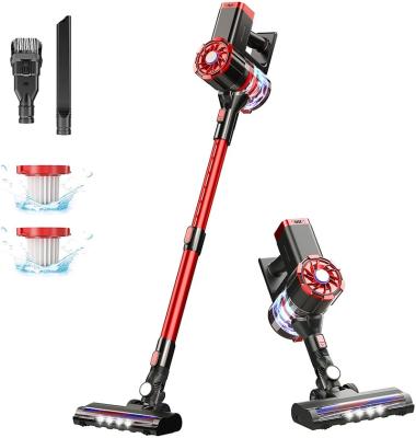 China PRETTYCARE 22.2v/2500mah Stick Cordless Vacuum Cleaner Handheld 2 in 1 Stick Cordless Vacuum Cleaner for sale