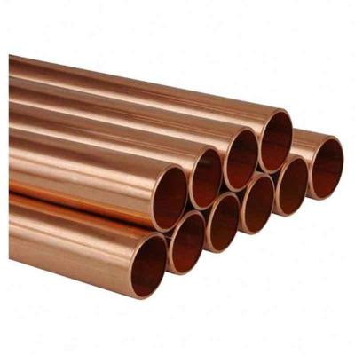 China Polished Air Conditioning Pure Copper Pipe 1/4'' 3/8'' 1/2'' 3/4'' Copper Tube for Cooling and Ventilation Systems for sale