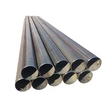 China 12M Length Customers' Requirement Surface Q235 Ss400 S235jr En10305-3 E235 ERW Welded Black Round Steel Pipe ASTM A106 Gr.B for sale