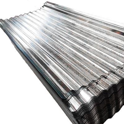 China Resistência Chapa de aço zinc galvanizado DX51D DX52D 20 calibre folha de telhado de metal ondulado para Custom Folha de telhado ondulado à venda