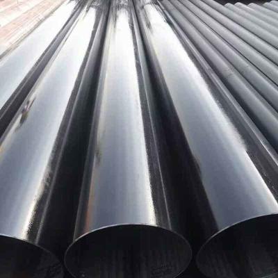 China Zhongyu 18 inch A105 Black Steel Seamless Round Steel Pipe 6.4M Length Carbon Boiler Tube Steel Honing Pipe Boilers Tube for sale