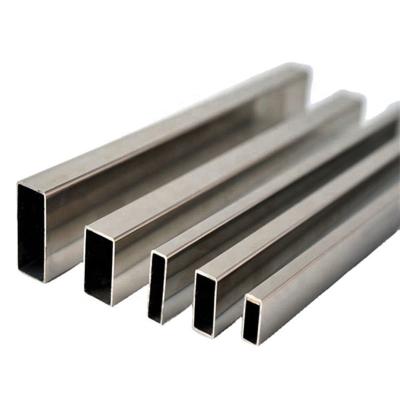 China 316 Stainless Steel Square Rectangular Tube Seamless ASTM Standard Grade 409L for Industry Construction by Theoretical Weight for sale