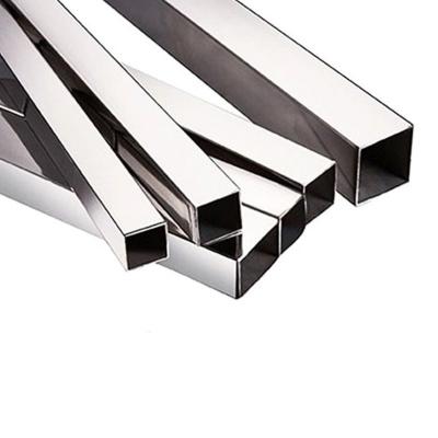 China Carbon Seamless Tubes for Punching Processing Service 304 316l 1x2 Rectangle Hairline Finish Stainless Steel Square Tube for sale