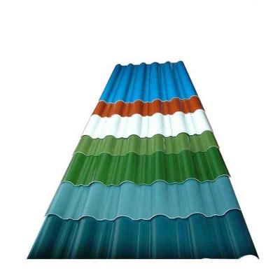 China Roof Constrution Materials Zhongyu Metal Building Material BGW 34 Corrugated Prepainted Color Roof Tiles PPGI Galvanized for sale