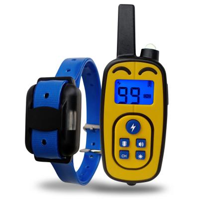 China Sustainable Wireless Remote Electric Dog Waterproof Training Collar For Dog for sale