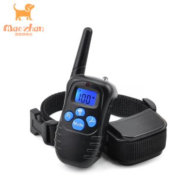 China Viable Backlight Blue Screen Dog Electric Shock Collar for sale