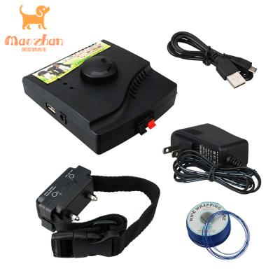 China 2020 Sustainable Amazon Success Waterproof Electric Shock Garden Easy Operated Beeper Electronic Dog Fence for sale