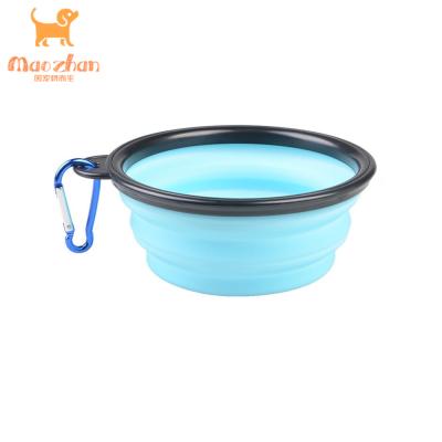 China Automatic Collapsible Custom Collapsible Dog Bowl Plastic Dog Pet Food Water Bowl for sale