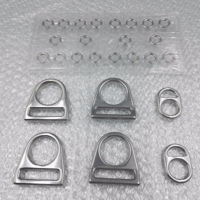 China 420 stainless steel FLAT STAINLESS STEEL D-CLIP for sale