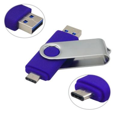 China Metal OTG USB Flash Memory For Mobile Phone USB 3.0 Type C Flash Drive 8gb 16gb 32gb 64gb 128gb 256gb for sale