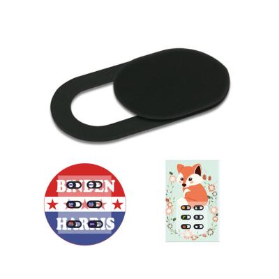 China 6 Pack Slim Cute ABS Protect Safety Eyeblock Webcam Cover Zipper Custom Logo Laptop Webcam Privacy Cover for sale