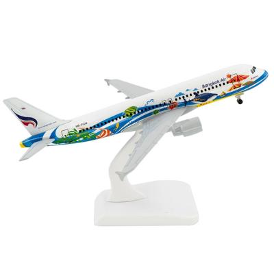 China Toy Aviation Ornament Souvenir Toys Diecast China Ukraine Boeing 737 Alloy Aircraft International Aircraft Model 20cm for sale