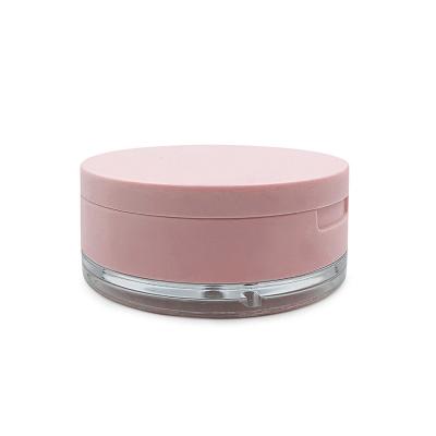 China Mini Stash Jars Skin Care Loose Loose Bottle Circular Powder Cosmetic Glass Jar for sale