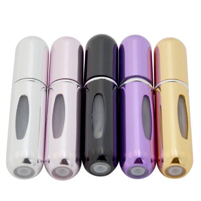 China Direct Extraction Customized Wholesale Colorful Empty Cute Perfume Bottle With Spout For Refilling 5ml Perfume Spray Bottles for sale