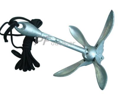 China Anchor For Small Boat Fishing Kayak Canoe Folding Anchor Kit for sale