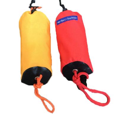 China Polyprophlene Rescue Throw Bag 70feet 9mm Rope Floating Fast Throw for sale