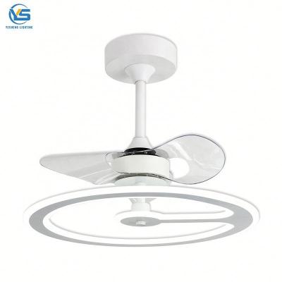 China Modern 42 inch 110v 220v Folding Modern Remote Control Ceiling Fans With Lights Lamp Led Designer Luz Scam Ventilador Oculto Techo for sale