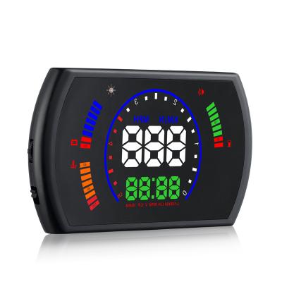 China China-chic New 2022 New Arrival S600 Auto Car HUD Diagnostic Tool Tpms Show Speed ​​Meter For OBD2 Gauge Car Over Speed ​​Alarm for sale