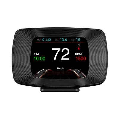 China 6 New 2021 OBD2+GPS P13 Different UI HUD Display Car Meter Car Over Speed ​​Alarm And Smart Measurement OBD2 Auto Diagnostic Tool for sale