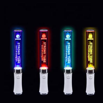 China ABS led light stick 11 inch cotton candy light stick glowing light up stick disco for sale