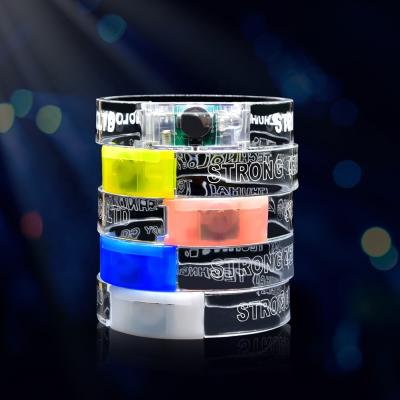 China ABS Party Lollipop Glowing Led Flashing Light Sticks Colorful Night Wristband Glow Stick Led Glow Bracelets for sale