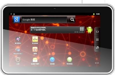 China 7inch Dual core tablet pc, 1.2G processor GPS Bluetooth 3G Phone call Dual SIM for sale