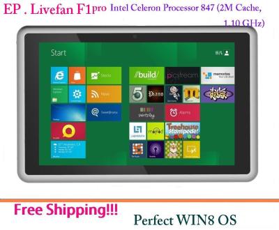 China Livefan F1 pro 64-bit Tablet PC Win8 OS Intel Celeron Processor 847 Dual Core 4G RAM  for sale