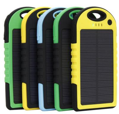 China 5000mAh Solar panel Charger for mobile phone Ipad, waterproof, shockproof,dustproof for sale