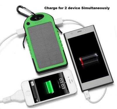 China 10000mAh Solar panel Charger for mobile phone Ipad, waterproof, shockproof,dustproof for sale