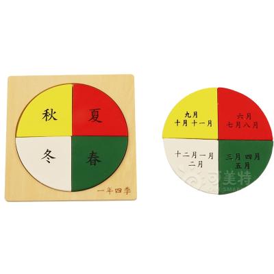 China Wooden Language Educational Wooden Toys LA202 (NX) All Seasons Montessori Materials (Domestic Sales) for sale