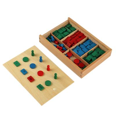 China MA062(JZ) Wood Montessori Kids Educational Wooden Toy Stamp Game for sale