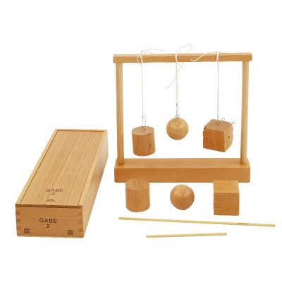 China Montessori NOO2 Wooden Materials Froebel Educational Toys Gabe2 for sale