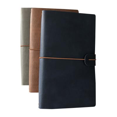 China paper & 2021 Cardboard Custom PU Daily Planner Journal Notebook High Quality Leather Canvas Printing for sale