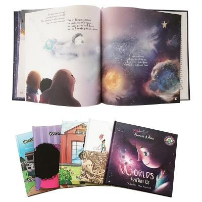 China paper & Good Quality English Story Books Cardboard Art Paper Hardcover Children Book Kids Book Full Color Matte Custom Printing for sale