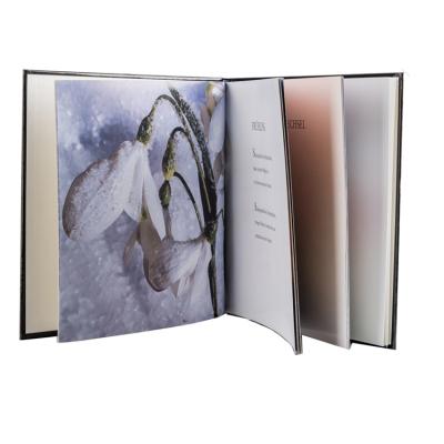 China Customized A4 Folded Leaflet Magazine Printing Hardcover Book Printing Luxury Hot Stamping Design for sale