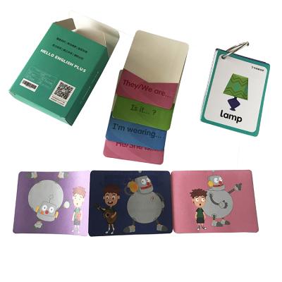 China Custom Kids Education Memory Game Cards Flash Cards Fun Conversation Couples Quiz Cards for sale