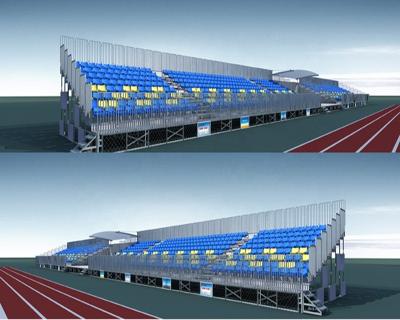 China Popular Design Aluminum Bleacher Good Quality Lixdo LX-KT1102 Outdoor Grandstands Used For Sports Center for sale