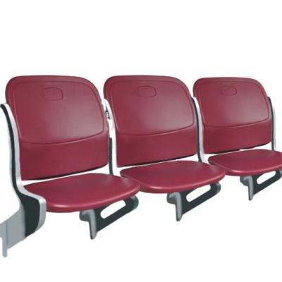 China Durable Aluminum Leg Seats Side Plastic Stadium Mounted Folded Seats Have No Type Of Armrest for sale