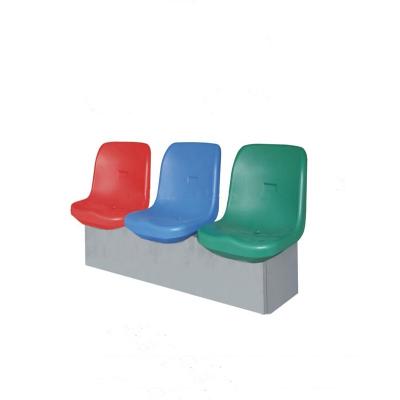 China HDPE And Steel Cheap Low Backrest Stadium Seats For Indoor / Outdoor Event Stadium Front Seats for sale