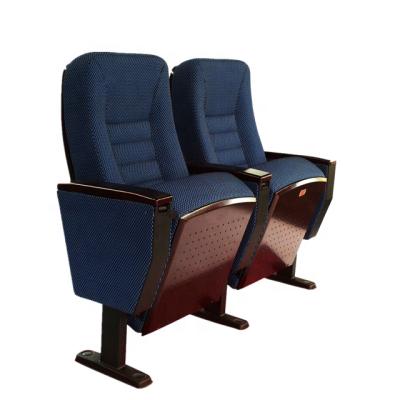 China Comfortable Wooden Fabric Cover Theater Seats With Soft Seating Board For Lecture Hall Seating LX-317M for sale