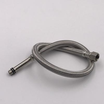 China F3/4XM10 304 Modern Stainless Steel Braided Hose EPDM Flexible Knitted Silver Metal OEM for sale