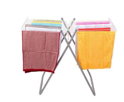 China Modern Metal Folding Standing Towel Kitchen Bath Baby Clothes Towel Rack Rack Shelf for sale