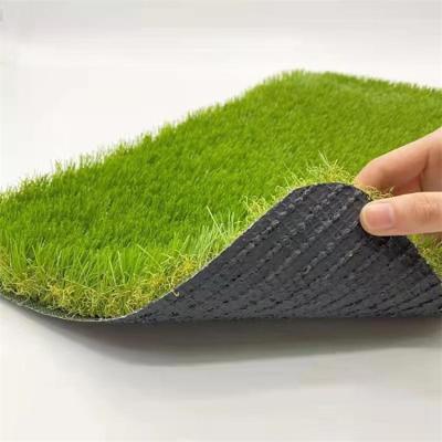 China Garden Decoration Realistic Wide Blade Artificial Grass For Garden And Landscaping Lawn Astro Lifelike Artificial Garden Grass Fake Turf Natural for sale