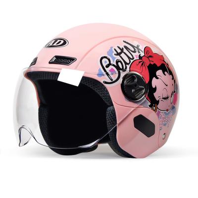 China Fairy Princess Cute Helmets Electric Fairy Princess Cute Helmets SUBO Bike Lady Protect Adults Use 3/4 Half Face Helmet for sale