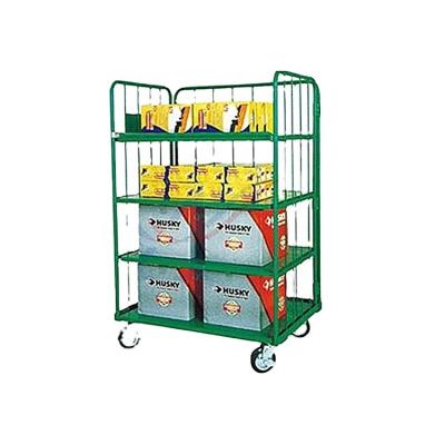 China Factory price folding transport roll container /roll steel cage steel roll container loading 500kgs-600kgs for sale