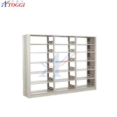 China Double face bookcases double shelf on bookcase side for sale